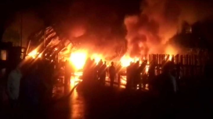 Rubber factory gutted in massive fire in Maharashtra’s Thane