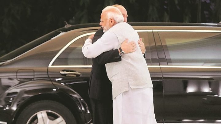 M Modi, Vladimir Putin discuss strategic issues over one-on-one dinner