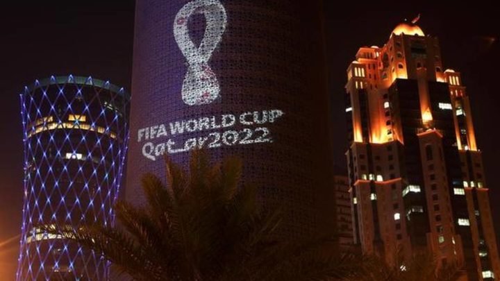 Qatar unveils 2022 FIFA World Cup logo round the globe