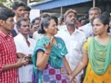Shanthi, mother of Vignesh refused to receive the body at Coimbatore GH on Friday.