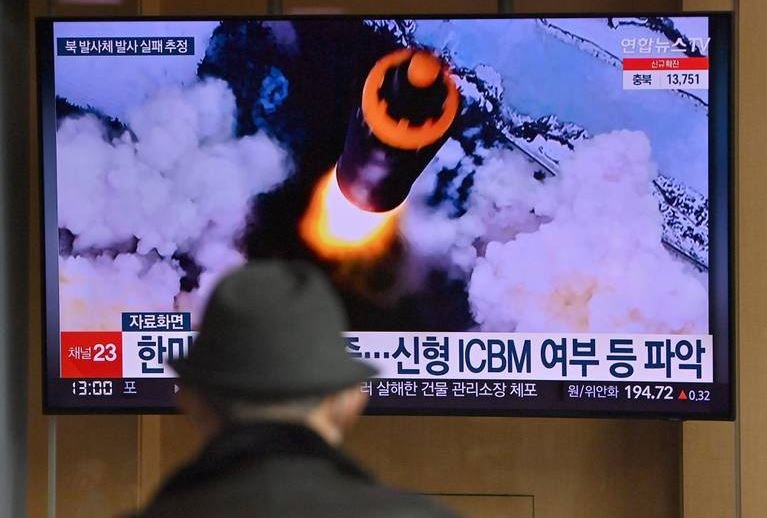 North Korea’s suspected ‘monster missile’ explodes in mid-air