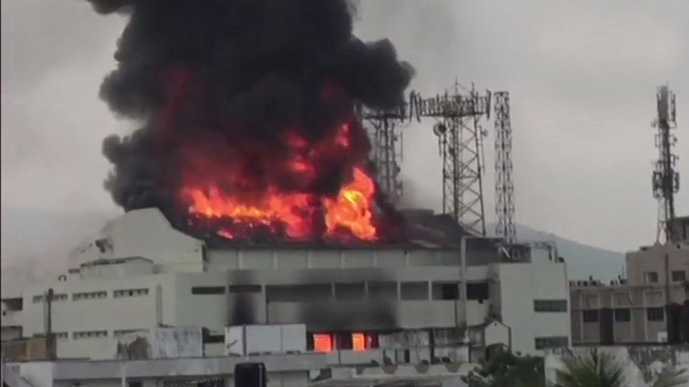 Fire breaks out at movie theatre in Visakhapatnam, fire tenders rushed