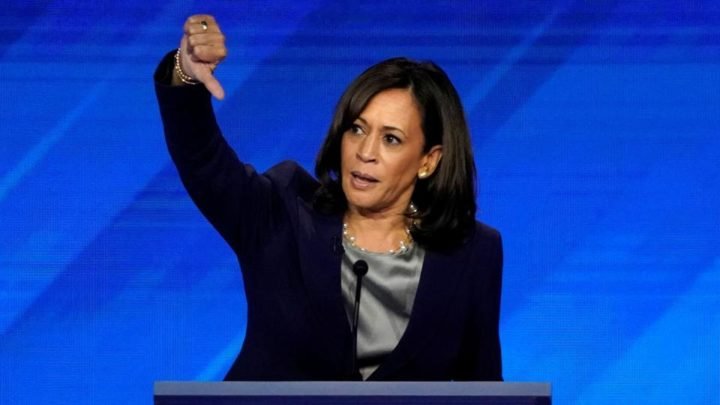 ‘See you at your trial’: Kamala Harris hits back at Trump’s ‘will miss you’ tweet