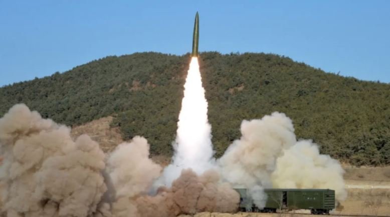 North Korea launches suspected missile toward sea