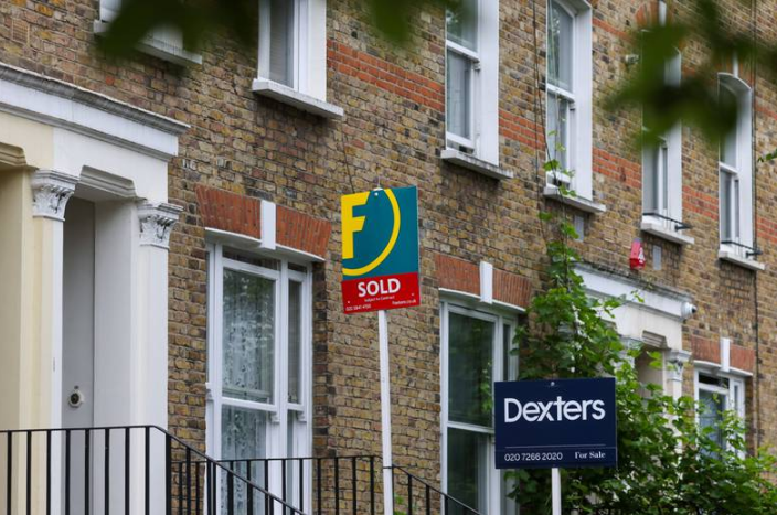 UK house prices fall for first time in a year