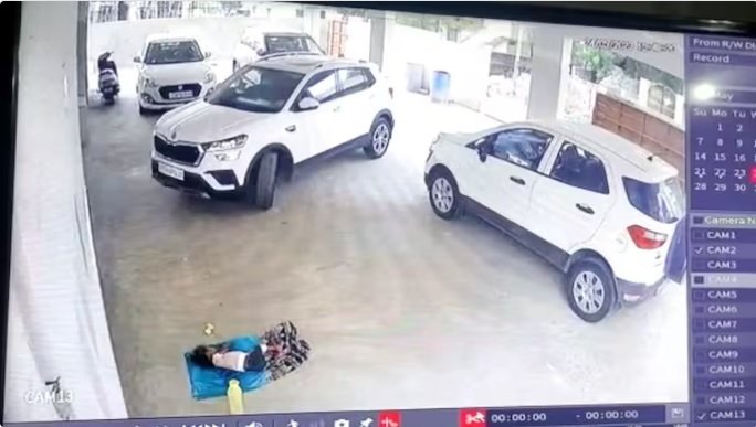 3-year-old goes to sleep in Hyderabad parking lot, dies after being run over by SUV