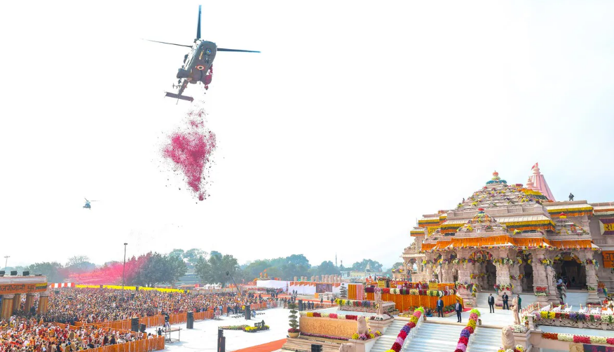 Timely Air Force Intervention Saves Devotee at Ayodhya’s Ram Temple Ceremony
