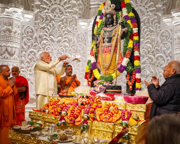 PM Modi Reflects on Ayodhya’s Historic Ram Mandir Consecration Ceremony